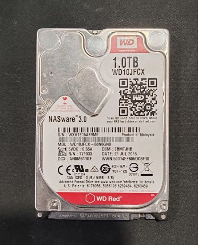 Лот: 25671552. Фото: 1. Жесткий диск 1тб 1000gb WD Red... Жёсткие диски (HDD)