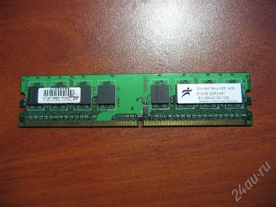 Лот: 627230. Фото: 1. Плашка оперативки DDR II 667 512MB. Оперативная память