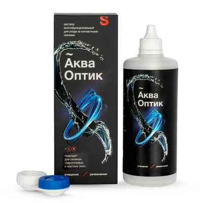 Лот: 23984065. Фото: 1. АкваОптик р-р многофункц. для... Контактные линзы