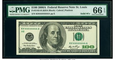 Лот: 21509509. Фото: 1. банкнота 100 долларов США 2006... Америка