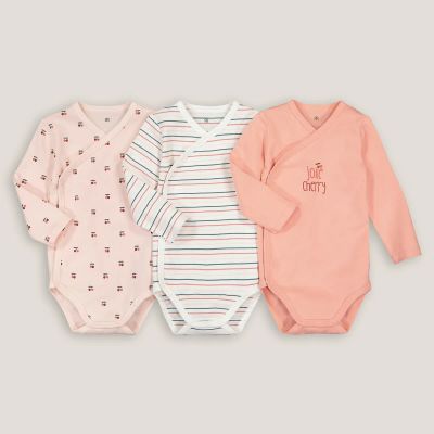 Лот: 24243579. Фото: 1. Комплект из 3 боди с LaRedoute. Ползунки, распашонки, слипы