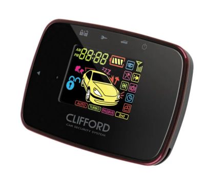 Лот: 4713592. Фото: 1. Сигнализация Clifford 350X с автозапуском... Автомобильные сигнализации