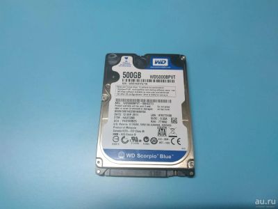 Лот: 16265564. Фото: 1. Б/У жесткий диск для ноутбука... Жёсткие диски (HDD)