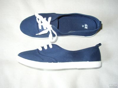 Лот: 9994461. Фото: 1. Кеды ткань H&M р.36. Кеды, кроссовки, слипоны