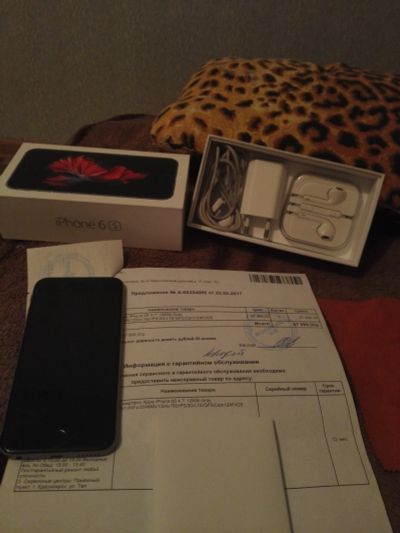 Лот: 11508318. Фото: 1. Iphone 6s 128gb(gray) на гарантии... Смартфоны