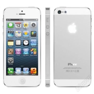 Лот: 2695511. Фото: 1. iphone 5 16gb белый (free sim... Смартфоны