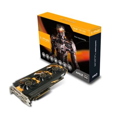 Лот: 4896074. Фото: 1. Видеокарта Sapphire Radeon R9... Видеокарты