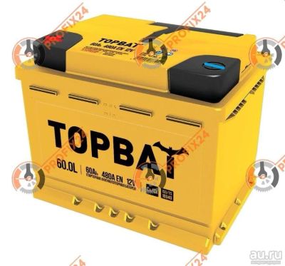 Лот: 13288329. Фото: 1. Аккумулятор TOPBAT 60 А/Ч, Прямая... Аккумуляторы