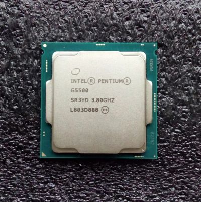 Лот: 20174658. Фото: 1. LGA1151v2 Pentium G5500 (2x3.8GHz... Процессоры