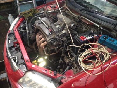 Лот: 7276162. Фото: 1. Бу Двигатель ZL-DE Mazda Familia... Двигатель и элементы двигателя