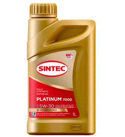 Лот: 25065875. Фото: 1. Масло моторное Sintec Платинум... Масла, жидкости