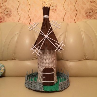Лот: 5141920. Фото: 1. Интересный и оригинальный подарок... Плетение из лозы, лыка, бересты