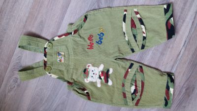 Лот: 14402763. Фото: 1. Комбинезон хаки вельвет. Костюмы, пиджаки, комбинезоны
