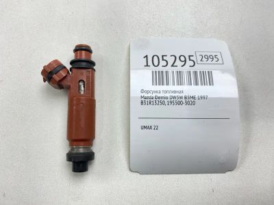 Лот: 25003391. Фото: 1. Форсунка топливная Mazda Demio... Топливная система
