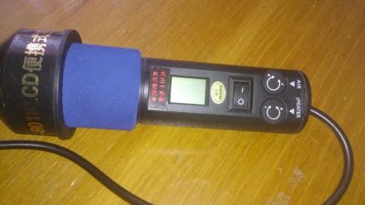 Лот: 6907721. Фото: 1. Портативный термофен - GJ-8018LCD... Радиолюбительский инструмент