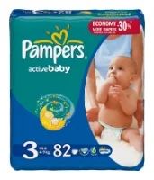 Лот: 4439668. Фото: 1. Подгузники Pampers Activebaby-dry... Детская гигиена