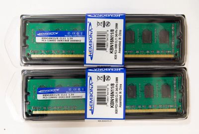 Лот: 15602126. Фото: 1. DDR3 16GB 2x8GB PC3-12800 1600MHz... Оперативная память