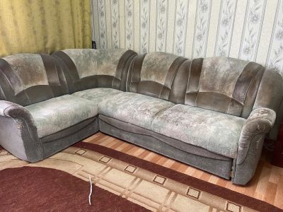 Лот: 24384358. Фото: 1. Диван угловой+кресло. Диваны