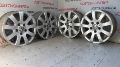 Лот: 11147538. Фото: 1. Литье Volkswagen R15 5 112 6.5j... Диски
