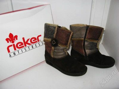 Лот: 569920. Фото: 1. Сапожки зимние Rieker недорого... Сапоги