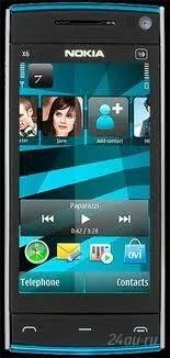 Лот: 1164600. Фото: 1. Телефон копия Nokia X6 (2 сим... Кнопочные мобильные телефоны