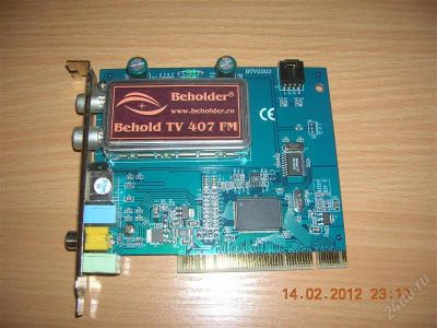 Лот: 1562670. Фото: 1. TV-Tюнер Behold TV 407 FM (рабочий... ТВ-тюнеры и карты захвата