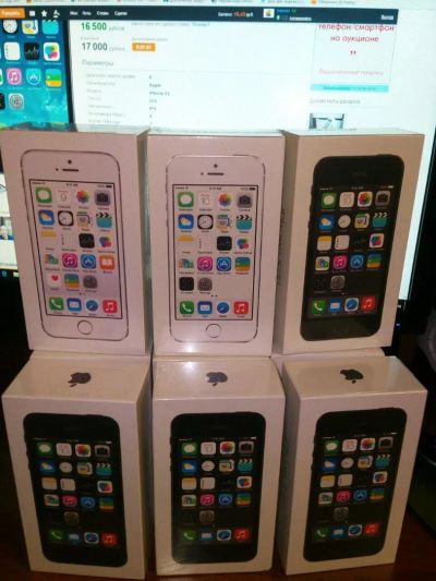 Лот: 7386320. Фото: 1. iPhone 5S 16Gb Space Gray Sim... Смартфоны