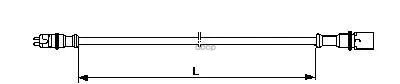 Лот: 21859207. Фото: 1. Кабель Соединительный Abs 8М Wabco... Другое (автозапчасти)