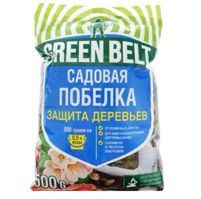 Лот: 21375889. Фото: 1. Садовая Побелка Грин Бэлт, 500гр. Краски, лаки, растворитель