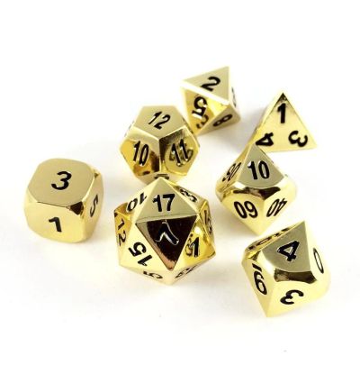 Лот: 14916388. Фото: 1. Набор кубиков Metal Dice Set -... Настольные игры, карты