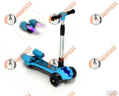 Лот: 13590966. Фото: 1. Самокат BLACK AQUA FL 818 Голубой... Красноярск
