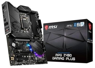 Лот: 18614801. Фото: 1. Материнская плата MB MSI MPG Z490... Материнские платы