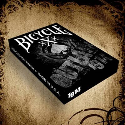 Лот: 5956555. Фото: 1. Карты Bicycle Outlaw 1914. Настольные игры, карты