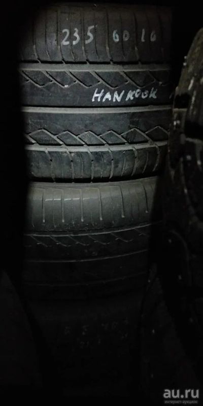 Лот: 16011897. Фото: 1. Hankook 406 235/60 R16 б/у лето... Шины