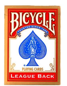 Лот: 15568240. Фото: 1. Карты Bicycle League Back (красная... Настольные игры, карты