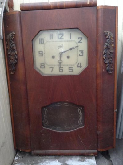 Лот: 11234632. Фото: 1. Часы старинные. Часы настенные, настольные