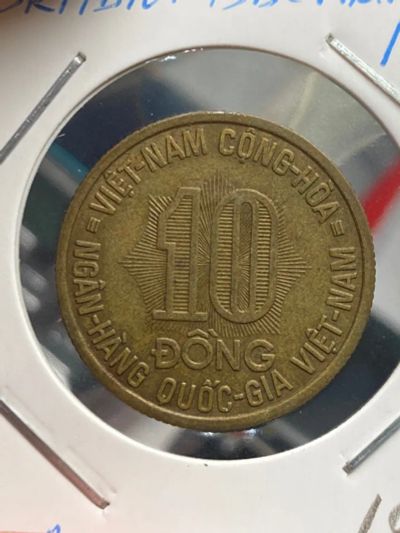 Лот: 19377562. Фото: 1. Южный Вьетнам 10 донгов, 1974. Азия