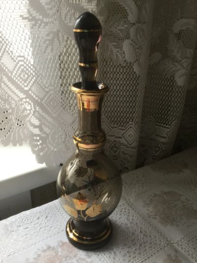 Лот: 16684156. Фото: 1. Графин, тонкое стекло, привезён... Кувшины, графины