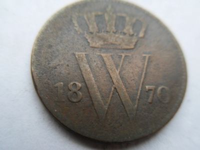 Лот: 17028239. Фото: 1. Нидерланды 1 цент 1870. Европа