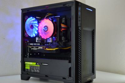 Лот: 16638312. Фото: 1. Игровой компьютер I3 9100F / GTX... Компьютеры в сборе