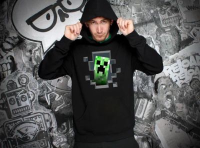 Лот: 5193130. Фото: 1. Толстовка Minecraft 48 размер. Свитеры, толстовки, худи