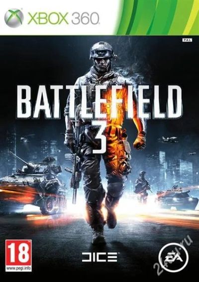 Лот: 2511948. Фото: 1. Battlefield 3 [xbox 360] лицензия... Игры для консолей