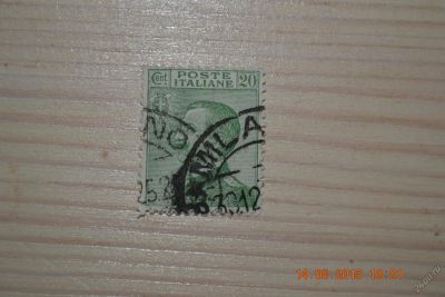 Лот: 5958475. Фото: 1. Марка Италии 1925г. Виктор Эммануил... Марки