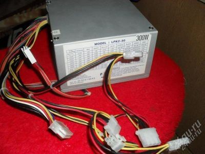 Лот: 870257. Фото: 1. бп atx 300w полностью рабочий... Корпуса, блоки питания