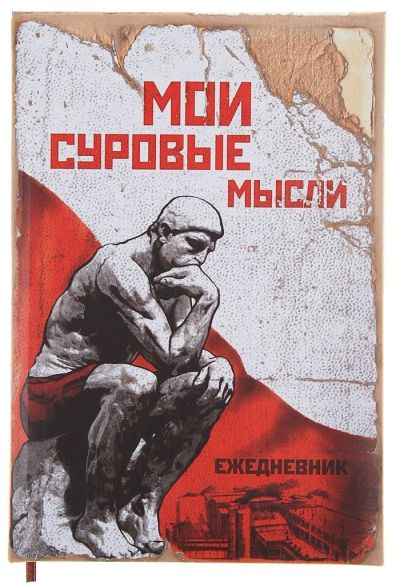 Лот: 2651790. Фото: 1. Ежедневник "Мои суровые мысли". Записные книжки, ежедневники, блокноты