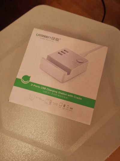 Лот: 15216244. Фото: 1. Зарядная станция Ugreen (3 USB... Зарядные устройства, блоки питания, адаптеры сетевые для смартфонов