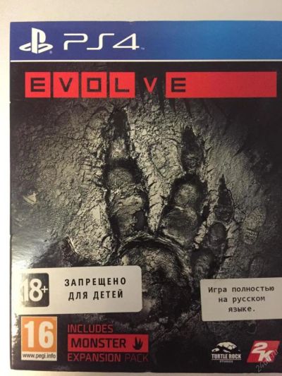 Лот: 6669819. Фото: 1. Evolve ps4, playstation 4. Игры для консолей