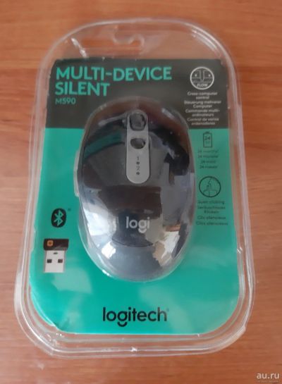 Лот: 14728769. Фото: 1. Бесшумная беспроводная мышь Logitech... Клавиатуры и мыши