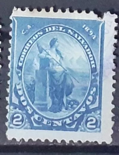 Лот: 25038647. Фото: 1. Марка.Сальвадор. Марки