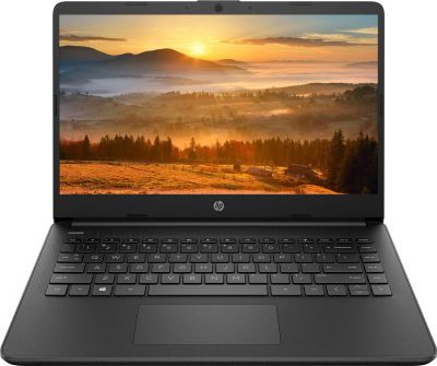 Лот: 18846099. Фото: 1. Ноутбук HP 14s-fq0008ur 14" Черный... Ноутбуки